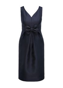 Apart, Damen Abendkleid mit Zierschleife an der Taille, Nachtblau