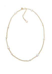 Elli Premium, Damen Kette, Gold / Naturweiß