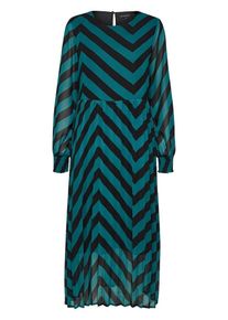 Selected Femme, Damen Kleid, Petrol / Schwarz