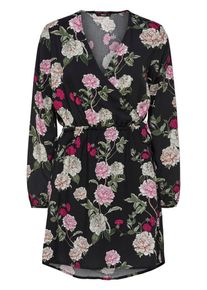 Only, Damen Wickel Kleid, Schwarz
