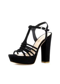 Evita, Damen Sandalette, Schwarz