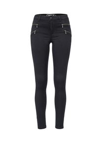 Only, Damen Jeggings mit Zippern 'Royal', Black Denim