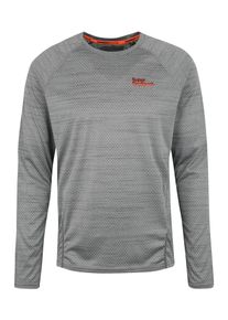 Superdry, Herren Sportshirts 'Active MMicrovent L/S Tee', Grau