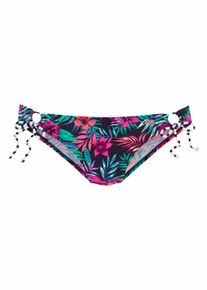 Venice Beach, Damen Bikini-Hose 'Summer', Navy / Pink