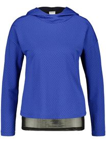 Taifun, Damen Hoodie, Blau / Schwarz
