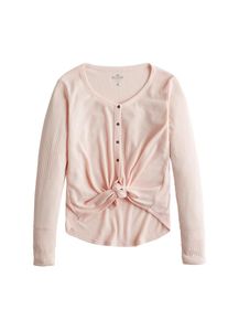 Hollister, Damen Blusen 'LS TUNIC', Ros&eacute;