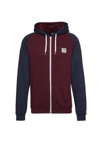 Iriedaily, Herren Sweatshirt 'De College', Blau / Weinrot