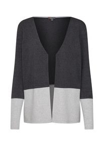 Street One, Damen Strickjacke 'Nette', Anthrazit / Graumeliert