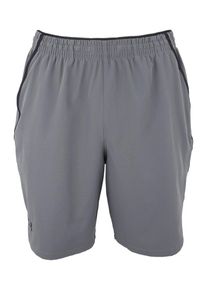 Under Armour, Herren Shorts 'Qualifier', Grau / Schwarz