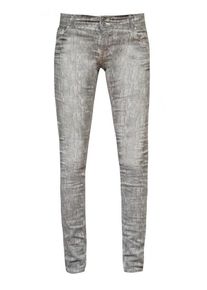 COCCARA, Damen Jeans 'Bella', Grau / Weiß