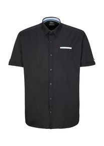 s.Oliver RED LABEL, Herren Hemd, Graphit / Schwarz