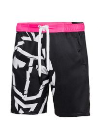 BIDI BADU, Herren Shorts 'Kito Tech', Pink / Schwarz / Wei&szlig;