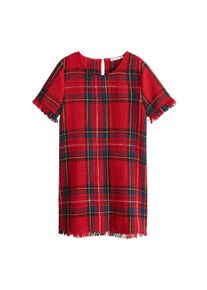 Mango, Damen Kleid 'Wou-X', Saphir / Senf / Tanne / Rot