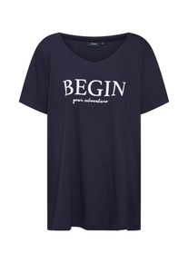 ZIZZI, Damen Shirt 'MMAY', Dunkelblau