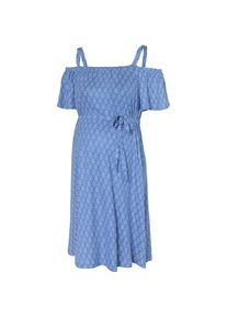 JoJo Maman Bébé JoJo Maman Bébé, Damen Kleid, Hellblau / Weiß