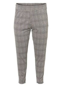 JUNAROSE, Damen Hose, Braun / Grau