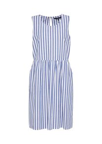 Véro Moda VERO MODA, Damen Kleid 'CANDICE', Blau / Weiß