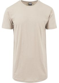 Urban Classics, Herren T-Shirt 'Shaped Long Tee', Sand