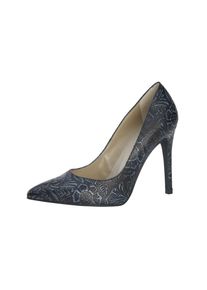 Heine, Damen Pumps, Marine / Hellblau