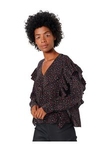 The Kooples Sport, Damen Bluse, Bordeaux / Hellrot