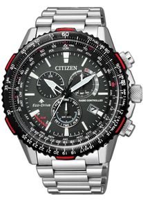 Citizen, Herren Funkchronograph 'Promaster Sky, CB5001-57E', Schwarz / Silber