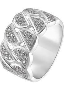 Christ, Damen Ring, Silber / Weiß