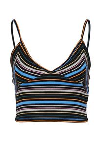 EDITED, Damen Jerseytop 'Rona', Blau / Pink / Schwarz