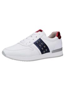 Gabor, Damen Sneaker, Blau / Rot / Wei&szlig;
