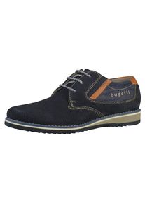 Bugatti, Herren Halbschuhe, Dunkelblau / Braun