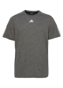 adidas Performance, Herren T-Shirt 'ID Stadium', Graumeliert / Weiß