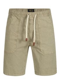 INDICODE JEANS, Herren Shorts 'Stoufville', Dunkelbeige
