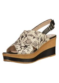 Gadea, Damen Sandalen, Schwarz / Weiß