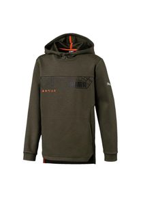 Puma, M&auml;dchen Shirt, Khaki / Orange / Schwarz / Silber