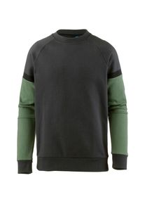 Maui Wowie, Herren Sweatshirt, Dunkelgrau / Hellgrün