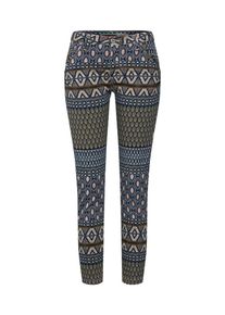PLEASE, Damen Hose, Blau / Grau