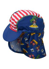 Playshoes, M&uuml;tze, Blau / Hellrot / Wei&szlig;