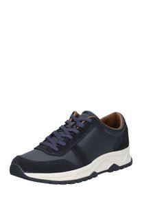 Tommy Hilfiger, Herren Sneaker 'LEATHER LIGHWEIGHT RUNNER', Navy / Wei&szlig;