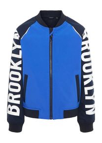 name it, Jacke 'Alfa', Nachtblau / Royalblau / Wei&szlig;