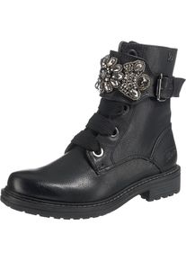 Tom Tailor, Damen Stiefelette, Schwarz