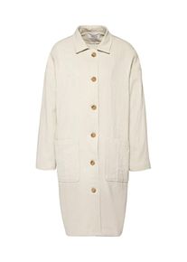EDITED, Damen Mantel 'Tove', Beige / Hellgrau / Offwhite