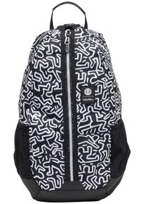 Element, Damen Rucksack 'Kh Jaywalker', Schwarz / Weiß