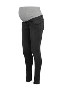 MAMALICIOUS, Damen Jeans 'MLLOLA SLIM GREY JEANS', Grau