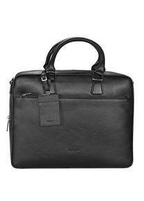 Picard, Damen Maggie Aktentasche Leder 39 cm Laptopfach, Schwarz