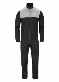 adidas Performance, Herren Trainingsanzug 'BACK2BASICS TS', Grau / Schwarz