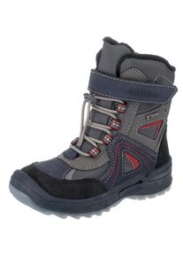 Elefanten, Winterstiefel 'BUBA', Taubenblau / Grau / Rot