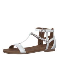 Tamaris, Damen Sandalen, Wei&szlig;