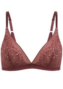 Palmers, Damen BH 'Extraverted Lace', Merlot