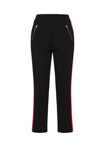 ABOUT YOU, Damen Hose 'Lotta', Rot / Schwarz