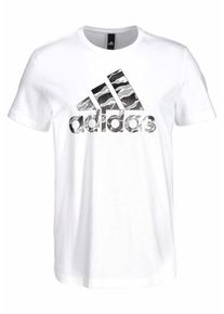 adidas Performance, Herren T-Shirt, Silber / Wei&szlig;