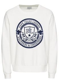 Pepe Jeans, Herren Sweatshirt 'GABY M', Navy / Weiß